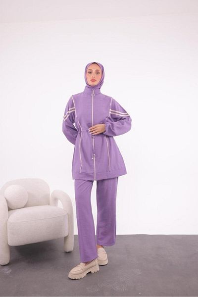Tebrikler tekstil Women's Summer Hijab Suit Model G3340