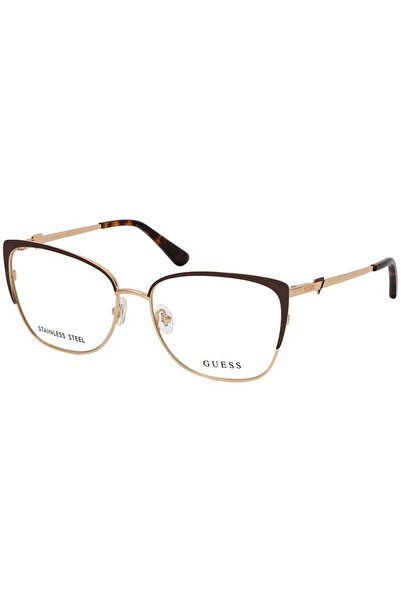 Guess Ramă ochelari de vedere pentru femei GU2814-049-57, Auriu, Oval, 57 mm
