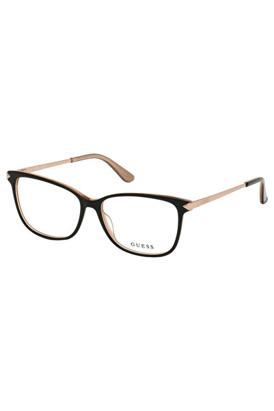 Guess Ramă ochelari de vedere pentru femei GU2754-001-52, Negru, Dreptunghiulară, 52 mm