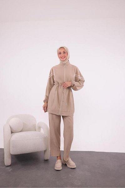 Tebrikler tekstil Women's Summer Hijab Suit Model G3340