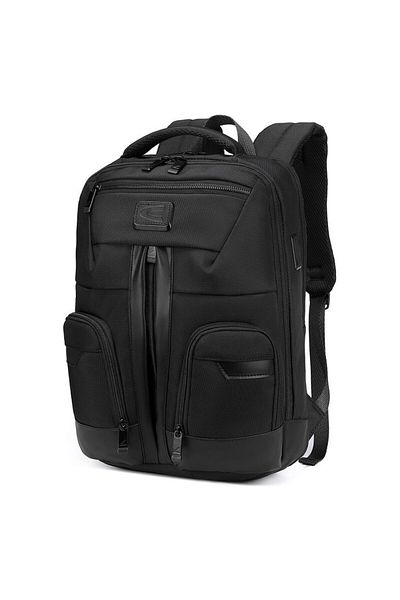 SMART BAGS C-Active Business Oxford Fabric Backpack with Laptop Compartment and USB Port