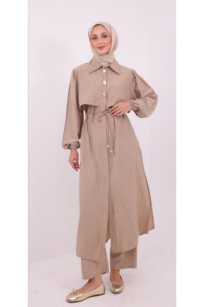 Tebrikler tekstil Women's Hijab Suit Model G3391