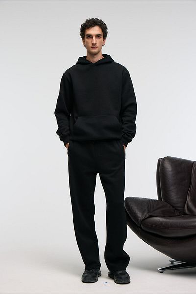 GRIMELANGE Benson men's elastic waist Relaxed Fit black sweatpants