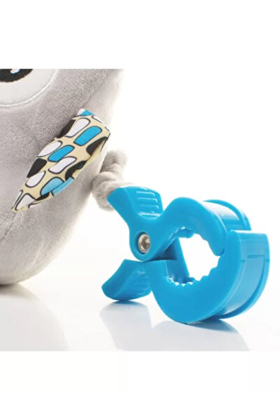 4 Baby Plush Toy for Stroller/Cot 4 Baby SQUEEZE Blue Owls