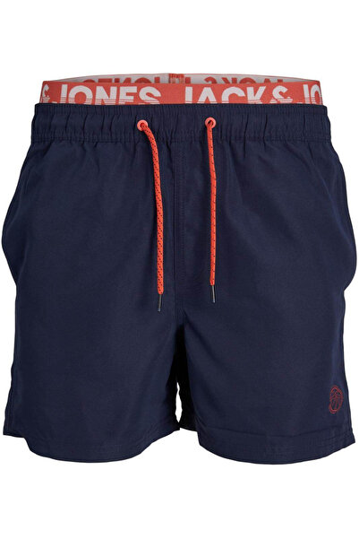 Jack & Jones Σορτς JACK & JONES Fiji Μαγιό Neon - 12227256-Σκούρο μπλε σακάκι