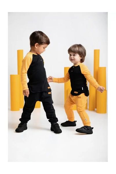 Nicol Long-Sleeve Shirt (181138) Collection 'Big Trucks' Black/Yellow Size 98