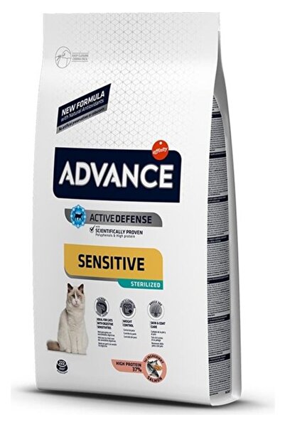 Advance Sensitive Sterilised 1,5kg Somonlu Kısır Kedi Maması Kısırlaştırılmış...