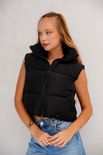 MEECY Dámská Puffer Vesta