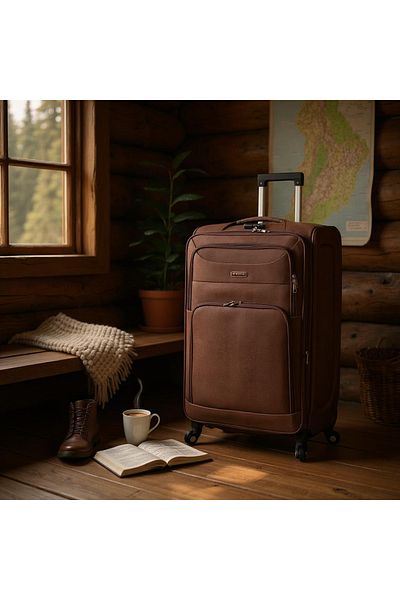 ZAAPPY Soft Material 28 Inch (30-35kg) Luggage Lightweight Check in Size, Secured Lock