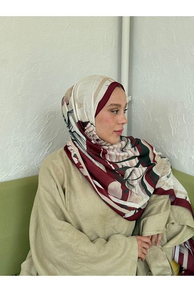 Modakaşmir شال لينا بنمط النخيل