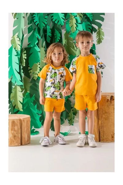 Nicol Short pants with pockets collection 'Tukan' orange
