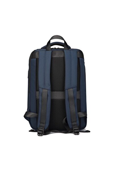 SMART BAGS C-Active Business Oxford Fabric Backpack with Laptop Compartment and USB Port