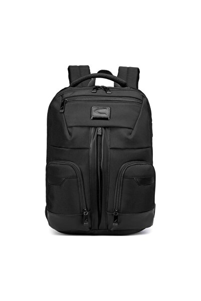 SMART BAGS C-Active Business Oxford Fabric Backpack with Laptop Compartment and USB Port