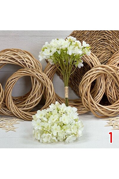 KOZALILAR Yapay Çiçek 4 Dalı Mini Yasemin Çiçeği Demeti