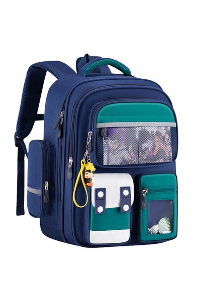 VisionHub School Bag, Ergonomic for Children, Ultra Lightweight, Multiple Compartments, Backpack,