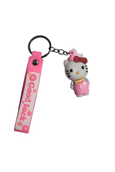 SeaBubbles سلسلة مفاتيح هالو كيتي للأطفال باللون الوردي القياسي