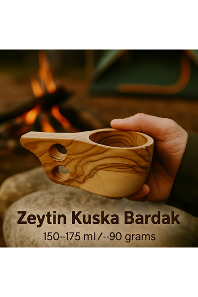 ELİTEVOOD El Yapımı Doğal Zeytin Ağacı kupa - , Sağlıklı, Dayanıklı Mutfak Ge...
