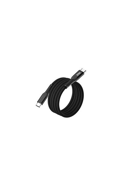 Well Cablu magnetic USB-C - USB-C 1m 3A/20V 60W negru