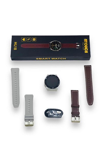 atouch HL18 smart watch with 2 Different styles of Smart band with full screen touch