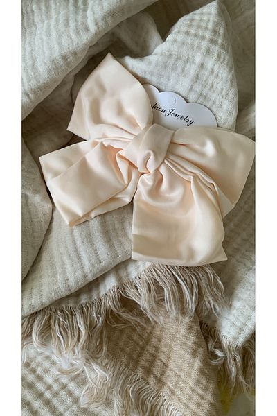 Honeybeeatelier Honeybee Bow Automatic Bow Hair Clip