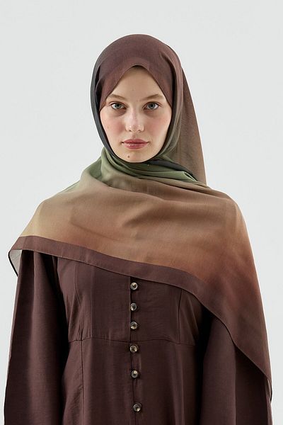 Modakaşmir Mirage Pattern Cotton Shawl