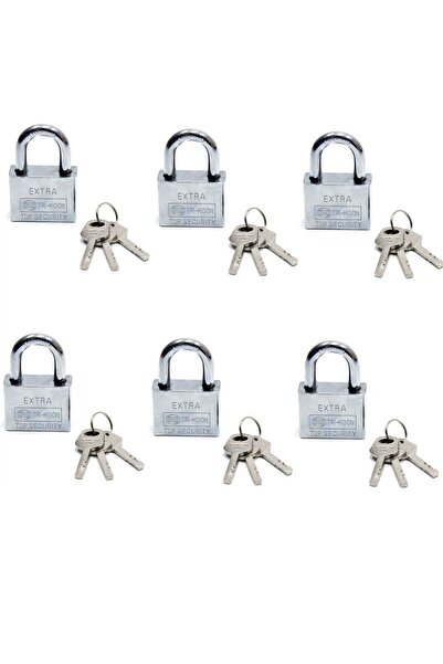 Evvano Smart Keyed Padlock Set of 6