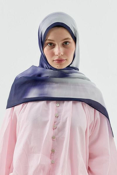 Modakaşmir Mist Pattern Cotton Shawl