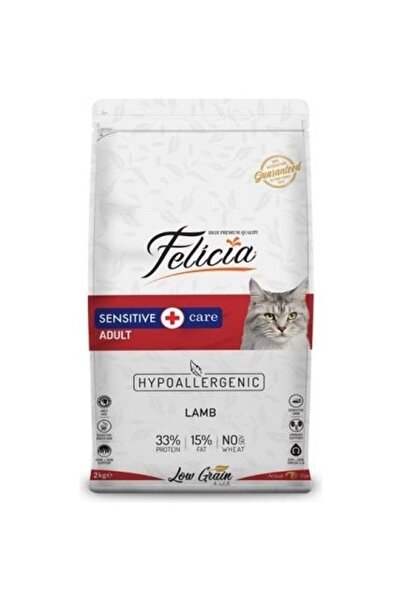 Felicia Düşük Tahıllı Hipoalerjenik Kuzu Etli Yetişkin Kedi Maması 2 kg CB3360