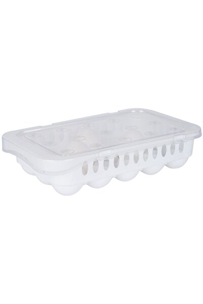 CT STONES Hygienic Egg Storage Container 15 Compartments with Lid
