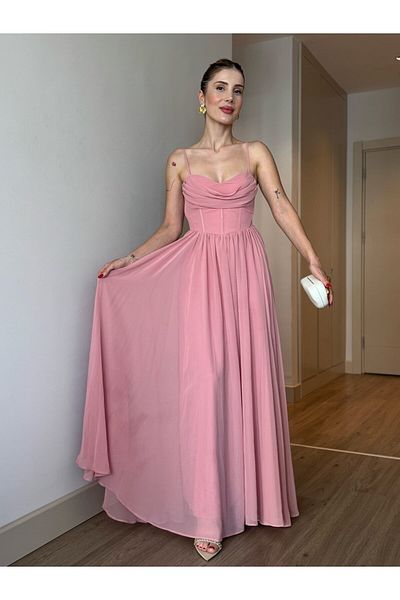YK FASHION Elsa Corset Tulle Evening Dress