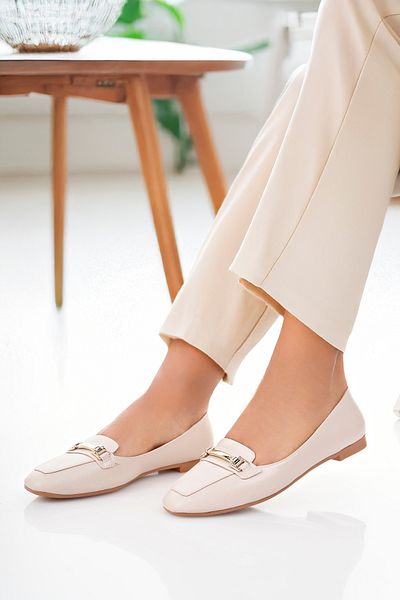 Firibu Women's Ballerinas Black Strappy Belted Lightweight Comfortable Stylish Business Office Daily Shoes Campaign Shoes
