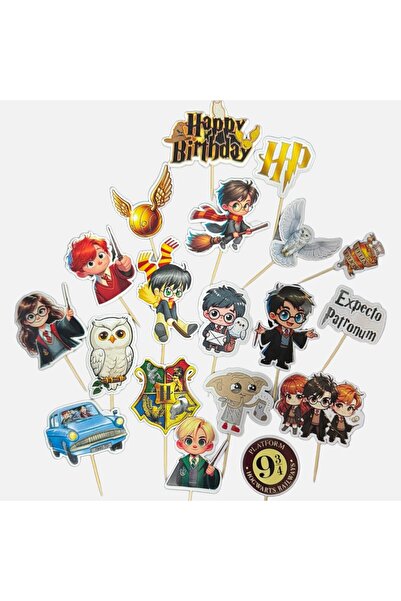 Harry Potter Set decorations for cake Harry Potter 3-15cm