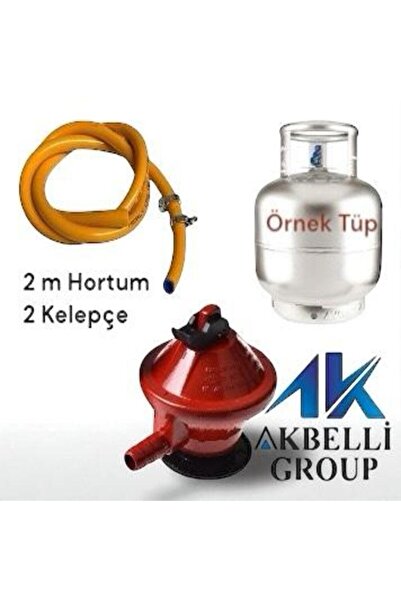 AKBELLİ GROUP Murat Ev Tipi LPG tüp başlığı regülatör alçak basınç 0,3-7,5 ba...