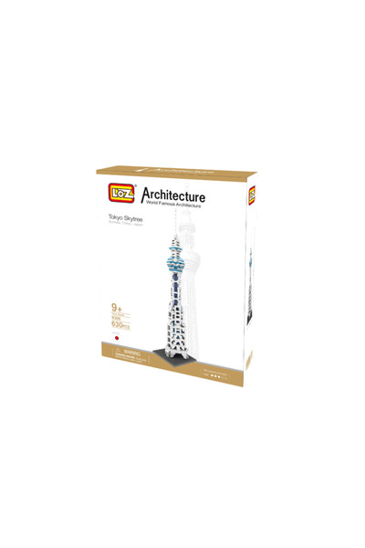 OEM Puzzle 3D, Architecture World Famous, Tokyo Skytree, 620 piese, 9+ ani