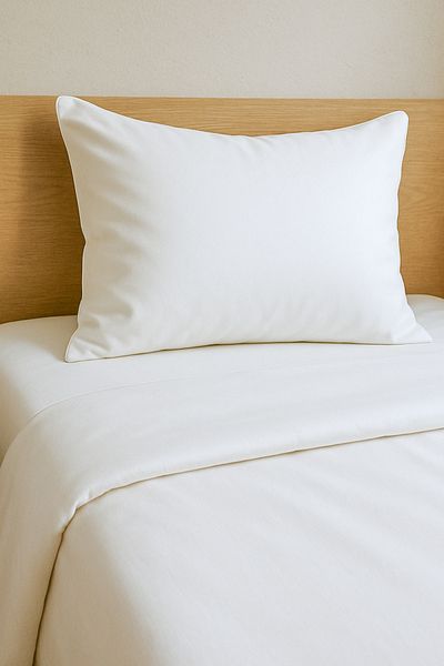 PureText |   Pure Shine |   100% Cotton Satin Double Duvet Cover Set |   240X260Cm |   White