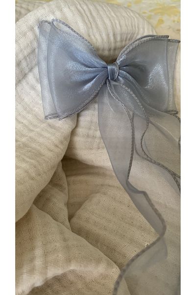 Honeybeeatelier Honeybee Long Tulle Bow Automatic Buckle