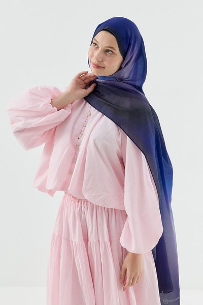 Modakaşmir Mirage Pattern Cotton Shawl