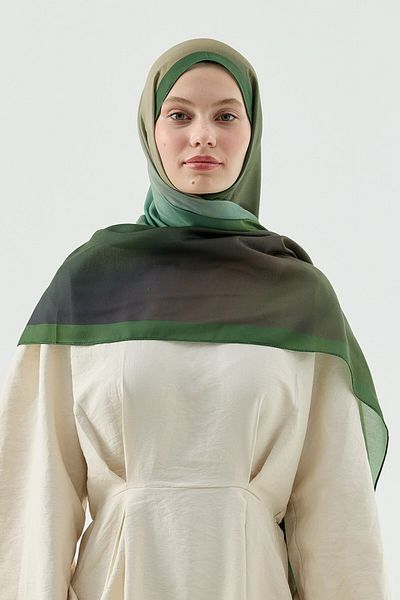 Modakaşmir Mirage Pattern Cotton Shawl