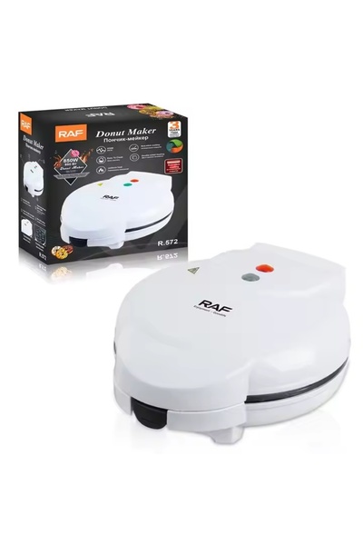 divendi-ro Electric donut maker, RAF R582, 850 W, 20x24x30 cm, white