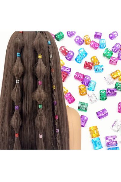 LORESİMA AKSESUAR Colorful 20 Pieces Hair Earrings