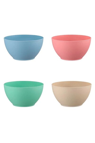 divendi-ro Serving bowls, plastic, capacity 750ml, 4pcs, multicolor