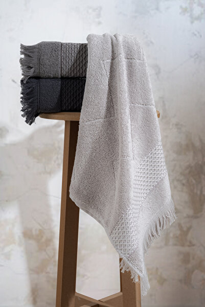 TICOTTO طقم فوط إيليت 50×90 سم قطن 100% – 3 قطع، امتصاص عالي، ناعم للغاية، مع علاقة