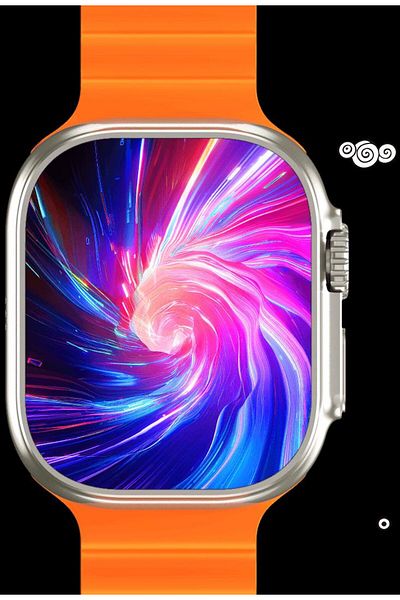 Generic Ultra 2 Space Titanium case smart watch with activity tracking