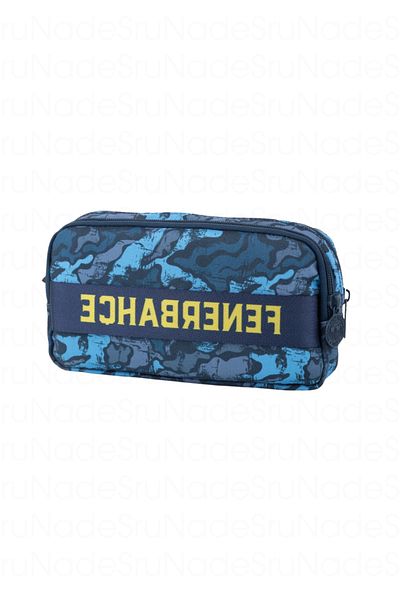 Fenerbahçe Shadow Patterned Column Detailed Pencil Bag Pen Holder