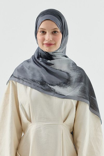 Modakaşmir Melt Pattern Cotton Shawl