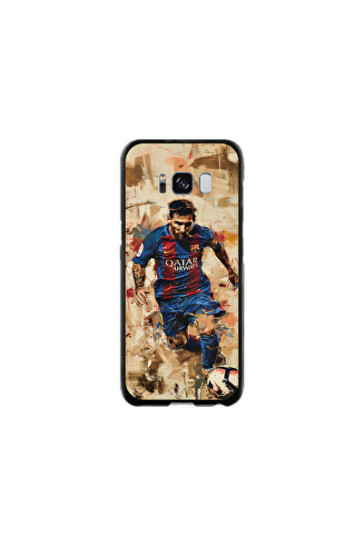 Atlas Husa Silicon HQCover compatibila cu Samsung Galaxy S8 Plus, Messi v1, S...