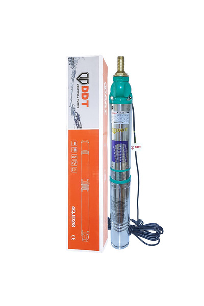 DDT Pompa submersibila de adancime 8 turbine 4QJD2-8, 1100 W, 120 m inaltime, 5 mc/h, 1"