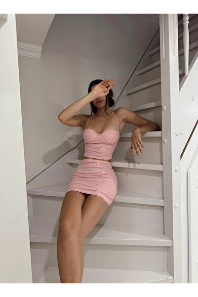 AFİTAP Glitter Fabric Double Set