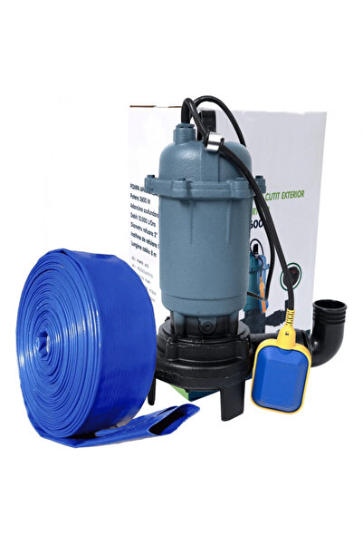 DDT Pompa apa murdara Euroaqua 2600 W + Furtun PVC 2" 50 M