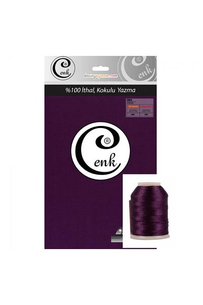 Yüsra Shop Cenk Imported Writing 065 Cherry Flat Writing 100 cm Sixhead 20 g Needlework Thread with String
